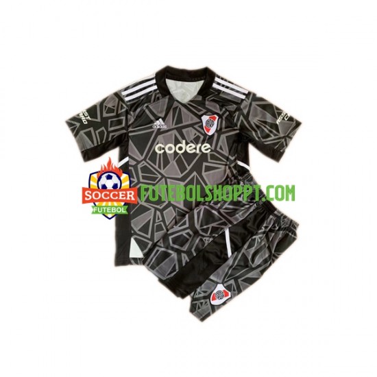 Camisola Júnior CA River Plate Guarda-redes Principais Equipamento 2023 Manga Curta