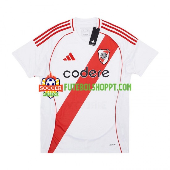 Camisola Homem CA River Plate Principais Equipamento 2024-2025 Manga Curta