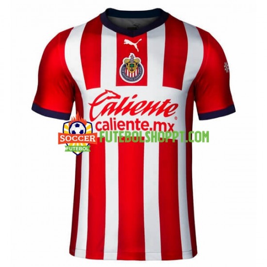 Camisola Homem CD Guadalajara Principais Equipamento 2022-2023 Manga Curta