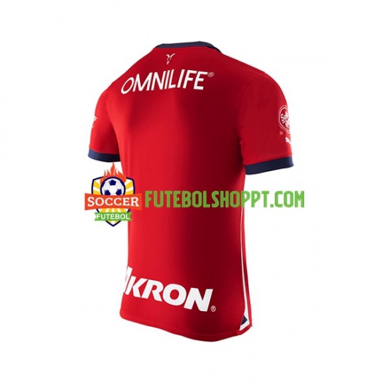 Camisola Homem CD Guadalajara Principais Equipamento 2023-2024 Manga Curta