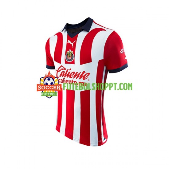Camisola Homem CD Guadalajara Principais Equipamento 2023-2024 Manga Curta