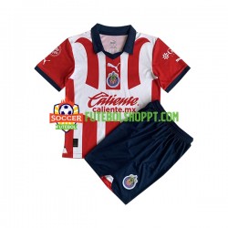 Camisola Júnior CD Guadalajara Principais Equipamento 2023-2024 Manga Curta