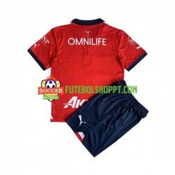 Camisola Júnior CD Guadalajara Principais Equipamento 2023-2024 Manga Curta