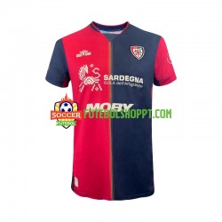 Camisola Homem Cagliari Principais Equipamento 2024-2025 Manga Curta