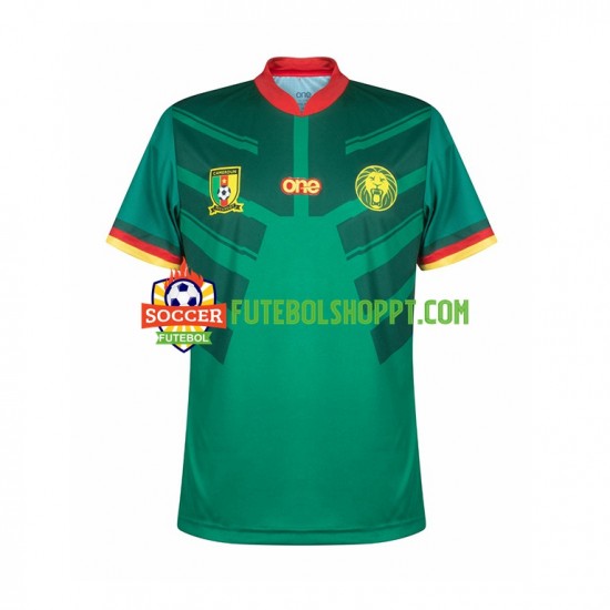 Camisola Homem Camarões Principais Equipamento Mundial 2022 Manga Curta