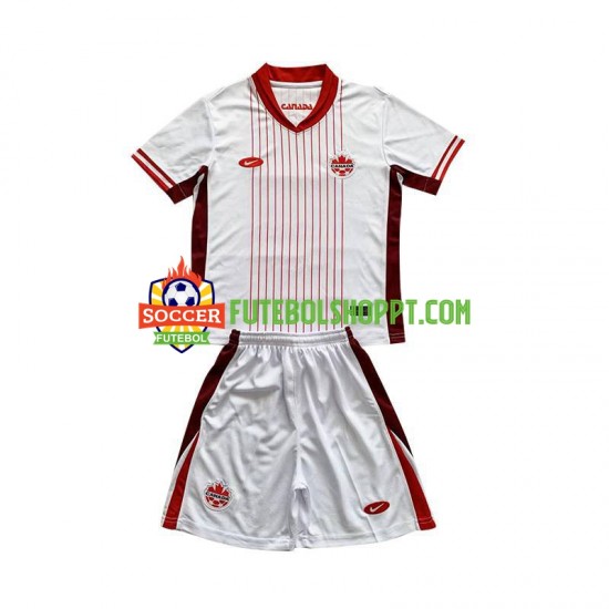 Camisola Júnior Canadá Alternativa Equipamento 2024 Manga Curta
