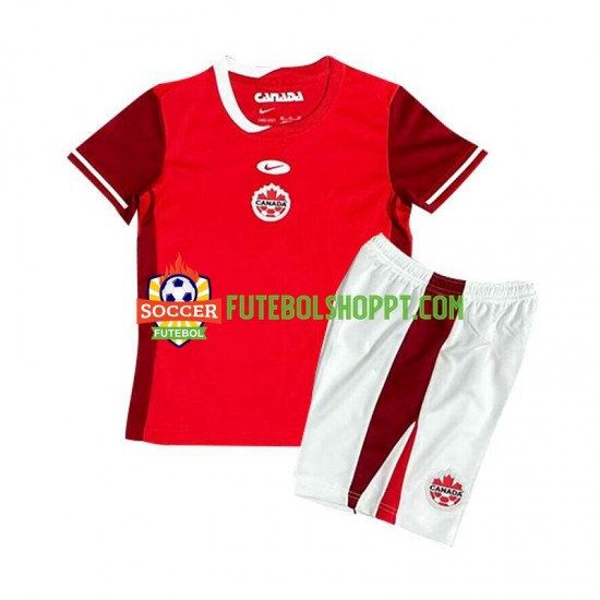 Camisola Júnior Canadá Principais Equipamento 2024 Manga Curta