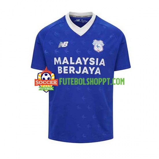 Camisola Homem Cardiff City Principais Equipamento 2022-2023 Manga Curta