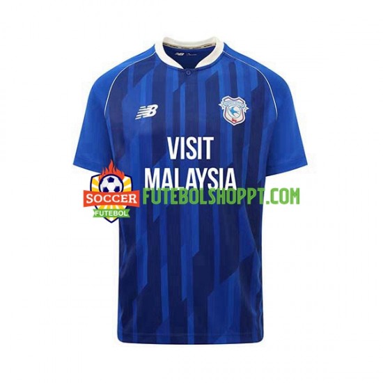 Camisola Homem Cardiff City Principais Equipamento 2023-2024 Manga Curta