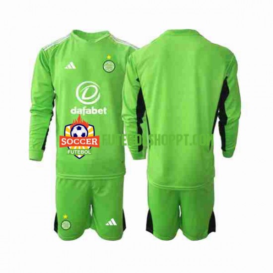 Camisola Júnior Celtic Guarda-redes Alternativa Equipamento 2023-2024 Manga Comprida