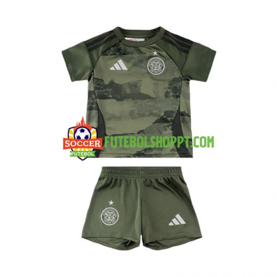 Camisola Júnior Celtic Terceiro Equipamento 2024-2025 Manga Curta