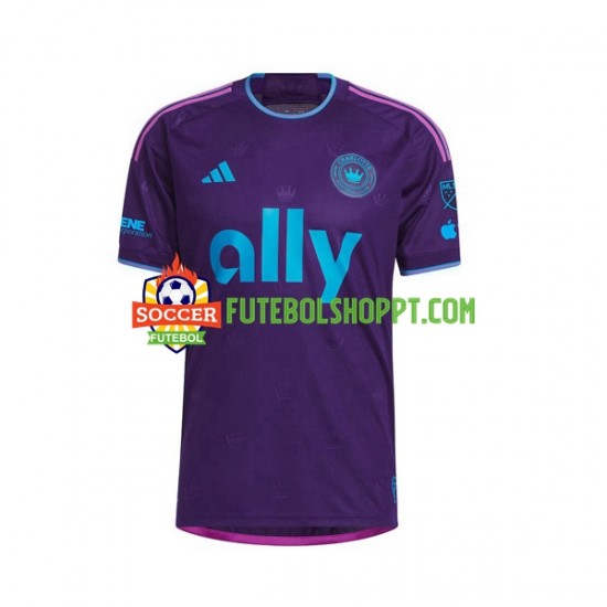 Camisola Homem Charlotte FC Alternativa Equipamento 2023-2024 Manga Curta