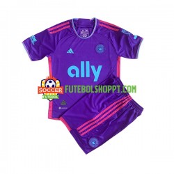 Camisola Júnior Charlotte FC Alternativa Equipamento 2023 Manga Curta