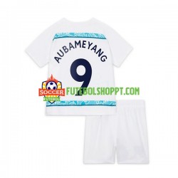 Camisola Júnior Chelsea Aubameyang 9 Alternativa Equipamento 2022-2023 Manga Curta