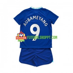 Camisola Júnior Chelsea Aubameyang 9 Principais Equipamento 2022-2023 Manga Curta