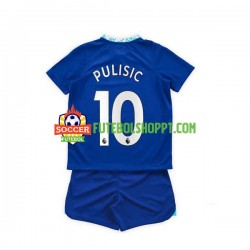 Camisola Júnior Chelsea Christian Pulisic 10 Principais Equipamento 2022-2023 Manga Curta