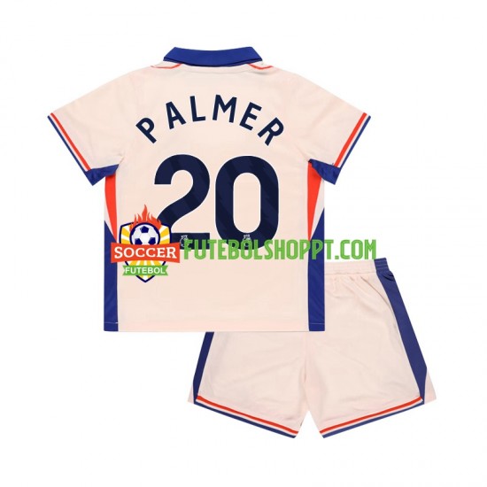 Camisola Júnior Chelsea Cole Palmer 20 Alternativa Equipamento 2024-2025 Manga Curta