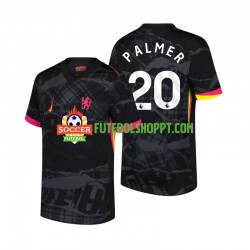 Camisola Homem Chelsea Cole Palmer 20 Terceiro Equipamento 2024-2025 Manga Curta