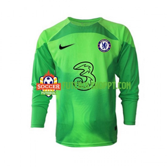Camisola Homem Chelsea Edouard Mendy 16 Guarda-redes Terceiro Equipamento 2022-2023 Manga Comprida