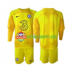 Camisola Júnior Chelsea Guarda-redes Alternativa Equipamento 2022-2023 Manga Comprida