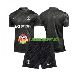 Camisola Júnior Chelsea Guarda-redes Alternativa Equipamento 2024-2025 Manga Curta