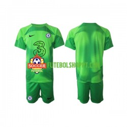 Camisola Júnior Chelsea Guarda-redes Terceiro Equipamento 2022-2023 Manga Curta