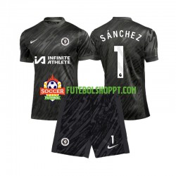 Camisola Júnior Chelsea Robert Sanchez 1 Guarda-redes Alternativa Equipamento 2024-2025 Manga Curta