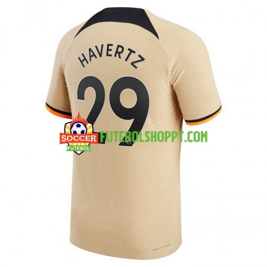 Camisola Homem Chelsea Havertz 29 Terceiro Equipamento 2022-2023 Manga Curta
