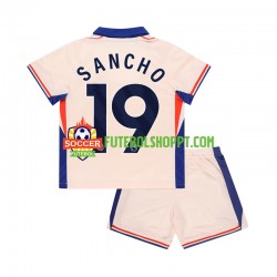 Camisola Júnior Chelsea Jadon Sancho 19 Alternativa Equipamento 2024-2025 Manga Curta