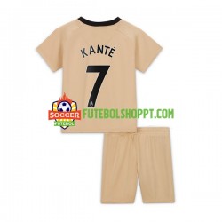 Camisola Júnior Chelsea Kante 7 Terceiro Equipamento 2022-2023 Manga Curta