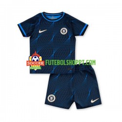 Camisola Júnior Chelsea Alternativa Equipamento 2023-2024 Manga Curta