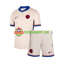 Camisola Júnior Chelsea Alternativa Equipamento 2024-2025 Manga Curta