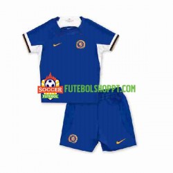 Camisola Júnior Chelsea Principais Equipamento 2023-2024 Manga Curta