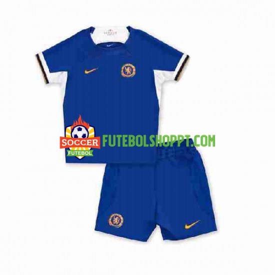 Camisola Júnior Chelsea Principais Equipamento 2023-2024 Manga Curta