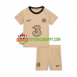 Camisola Júnior Chelsea Terceiro Equipamento 2022-2023 Manga Curta