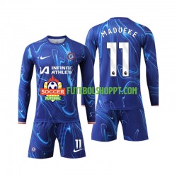 Camisola Júnior Chelsea Madueke 11 Principais Equipamento 2024-2025 Manga Comprida