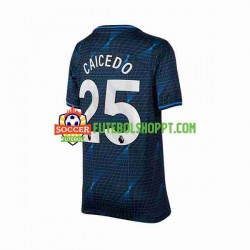 Camisola Homem Chelsea Moises Caicedo 25 Alternativa Equipamento 2023-2024 Manga Curta Camisola Homem Chelsea Moises Caicedo 25 Alternativa Equipamento 2023-2024 Manga Curta
