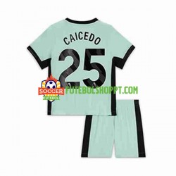 Camisola Júnior Chelsea Moises Caicedo 25 Terceiro Equipamento 2023-2024 Manga Curta Camisola Júnior Chelsea Moises Caicedo 25 Terceiro Equipamento 2023-2024 Manga Curta