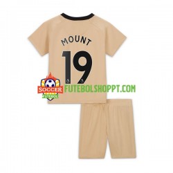 Camisola Júnior Chelsea Mount 19 Terceiro Equipamento 2022-2023 Manga Curta