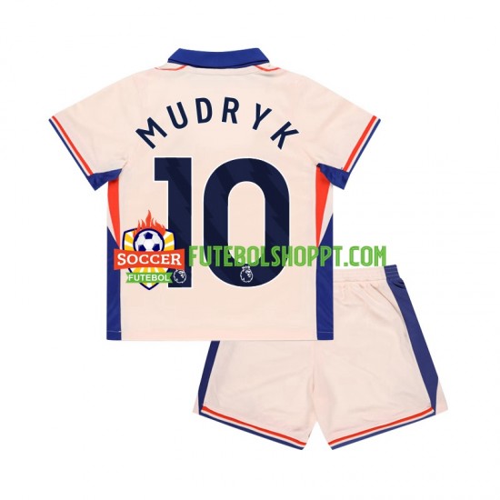 Camisola Júnior Chelsea Mychajlo Mudryk 10 Alternativa Equipamento 2024-2025 Manga Curta