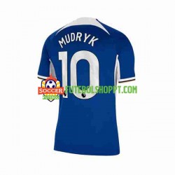 Camisola Homem Chelsea Mykhaylo Mudryk 10 Principais Equipamento 2023-2024 Manga Curta