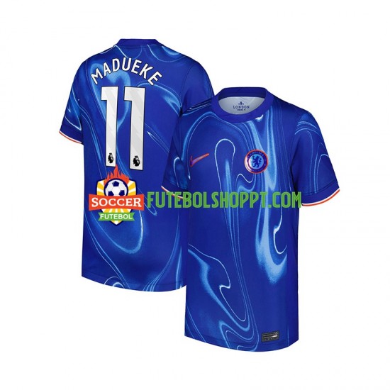 Camisola Homem Chelsea Noni Madueke 11 Principais Equipamento 2024-2025 Manga Curta