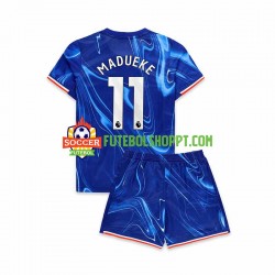 Camisola Júnior Chelsea Noni Madueke 11 Principais Equipamento 2024-2025 Manga Curta