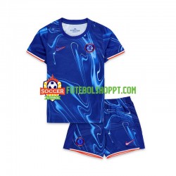 Camisola Júnior Chelsea Noni Madueke 11 Principais Equipamento 2024-2025 Manga Curta