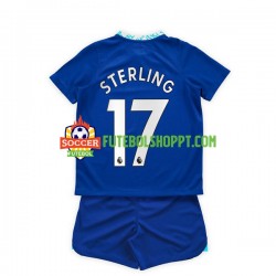 Camisola Júnior Chelsea Raheem Sterling 17 Principais Equipamento 2022-2023 Manga Curta