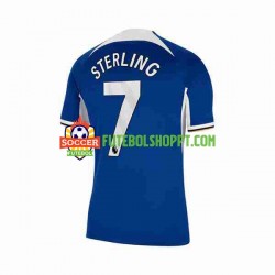 Camisola Homem Chelsea Raheem Sterling 7 Principais Equipamento 2023-2024 Manga Curta