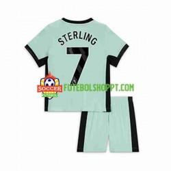 Camisola Júnior Chelsea Raheem Sterling 7 Terceiro Equipamento 2023-2024 Manga Curta Camisola Júnior Chelsea Raheem Sterling 7 Terceiro Equipamento 2023-2024 Manga Curta