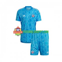 Camisola Júnior Chile Guarda-redes Principais Equipamento 2022 Manga Curta