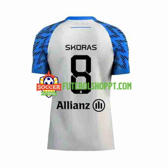 Camisola Homem Club Brugge Michal Skoras 8 Alternativa Equipamento 2023-2024 Manga Curta