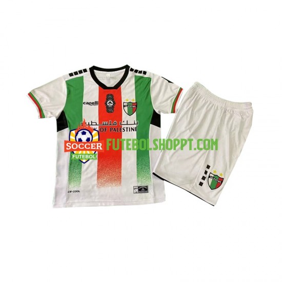 Camisola Júnior Club Deportivo Palestino Principais Equipamento 2024-2025 Manga Curta